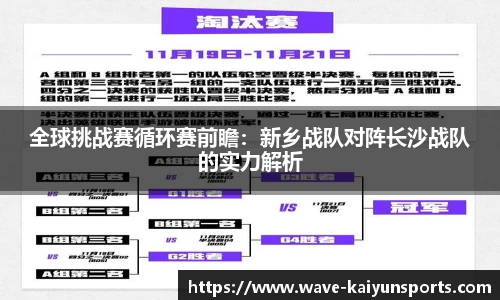全球挑战赛循环赛前瞻:新乡战队对阵长沙战队的实力解析